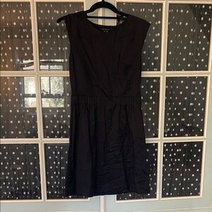 Theory Classic Black Midi Dress
